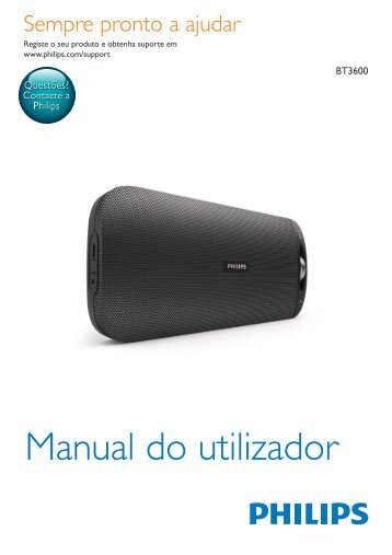 Philips Enceinte portable sans fil - Mode dâemploi - POR