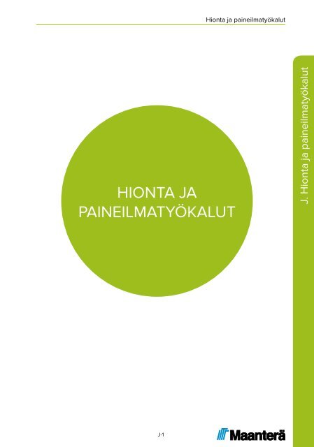 Maanterä Oy | Hionta ja paineilmatyökalut