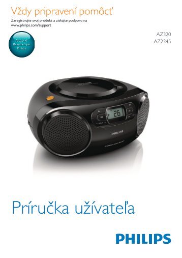 Philips Lecteur de CD - Mode dâemploi - SLK