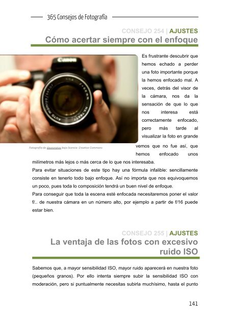 365 Consejos de fotografia