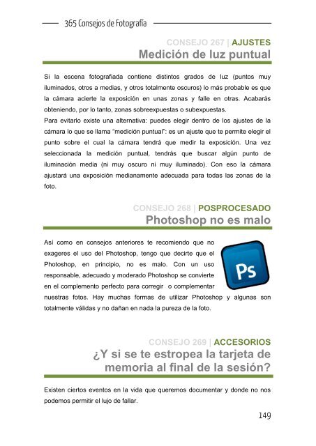 365 Consejos de fotografia