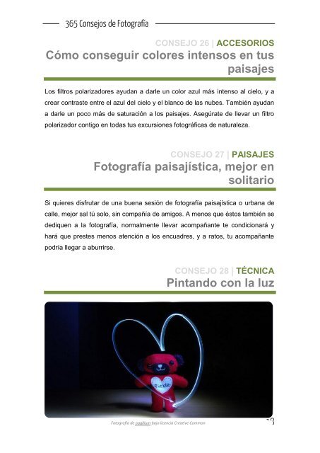 365 Consejos de fotografia