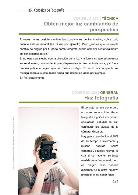 365 Consejos de fotografia