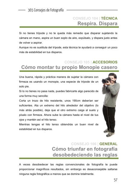 365 Consejos de fotografia