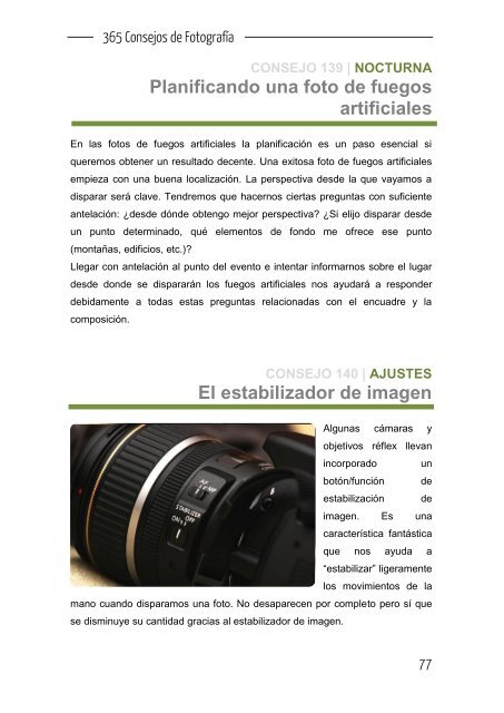 365 Consejos de fotografia