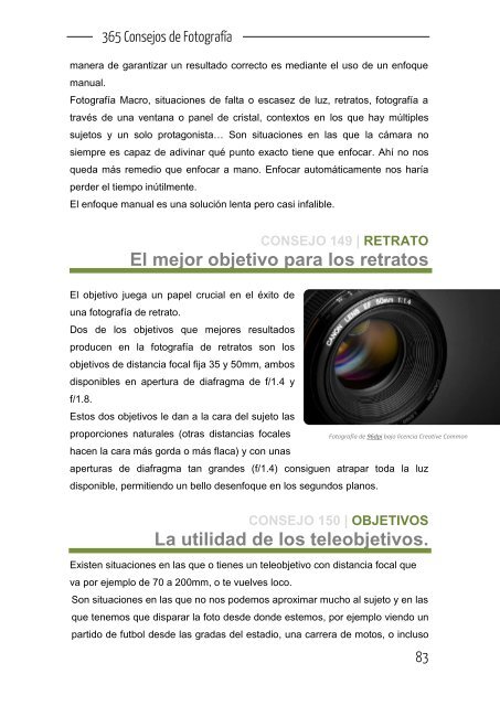 365 Consejos de fotografia