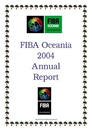 FIBA Oceania 2004 Annual Report
