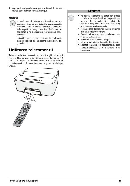 Philips Projecteur LED intelligent Screeneo - Mode d&rsquo;emploi - RON