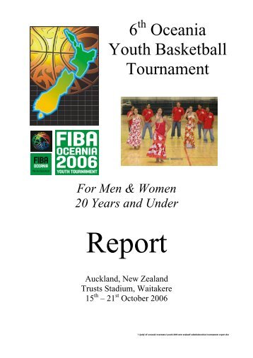 For Men & Women 20 Years and Under - Fiba Oceania