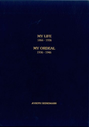 MYUFE MY ORDEAL - Stern and Löbl Family Genealogy Website