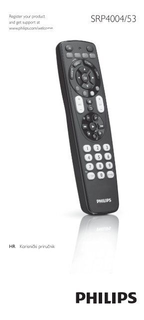 Philips Perfect replacement T&eacute;l&eacute;commande universelle - Mode d&rsquo;emploi - HRV
