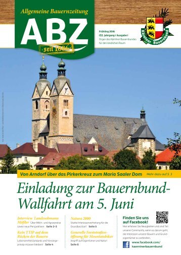 ABZ - Allgemeine Bauernzeitung 2016/1 seit 1886