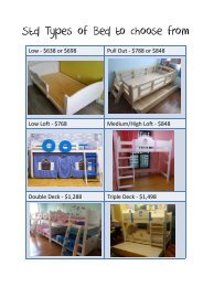 Solid Pine Wood Bed Catalogue