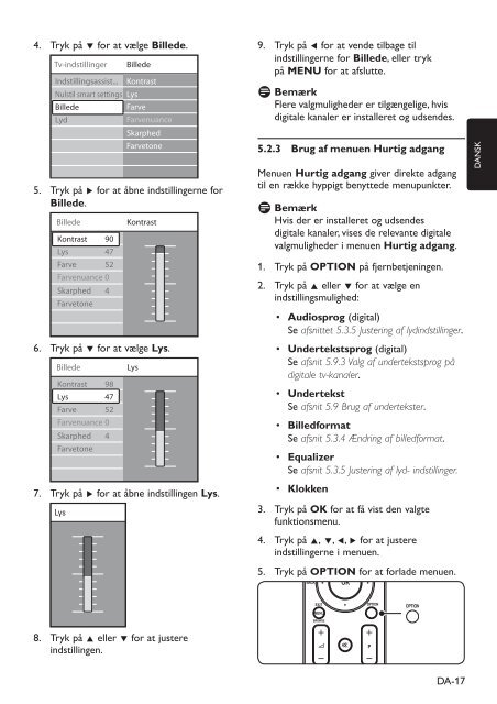 Philips TV LCD - Mode d&rsquo;emploi - DAN