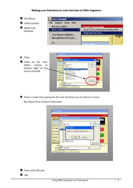 Tournament Administration Using FIBA Organizer ... - Fiba Oceania