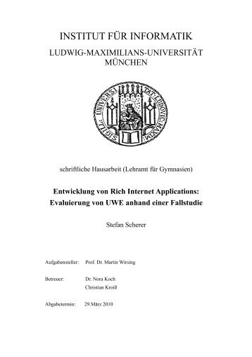 2 UML-based Web Engineering - UWE - Ludwig-Maximilians ...