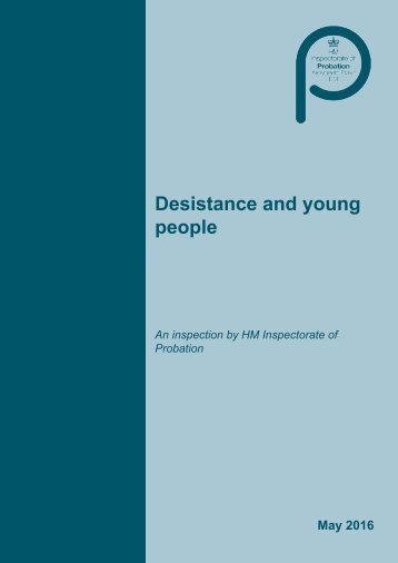 Desistance and young people