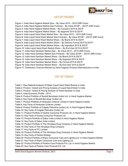 Sample_India Hand Hygiene Market Outlook, 2021
