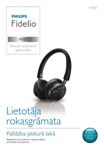 Philips Fidelio Casque Bluetooth - Mode dâemploi - LAV