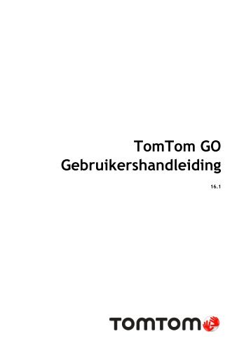 TomTom GO 500 / GO 510 - PDF mode d'emploi - Nederlands