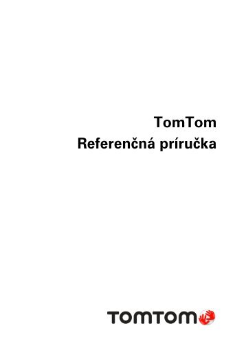 TomTom Via - PDF mode d'emploi - SlovenÄina