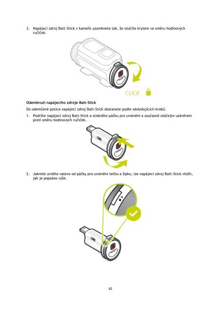 TomTom Bandit Action Camera - PDF mode d'emploi - Ce&scaron;tina