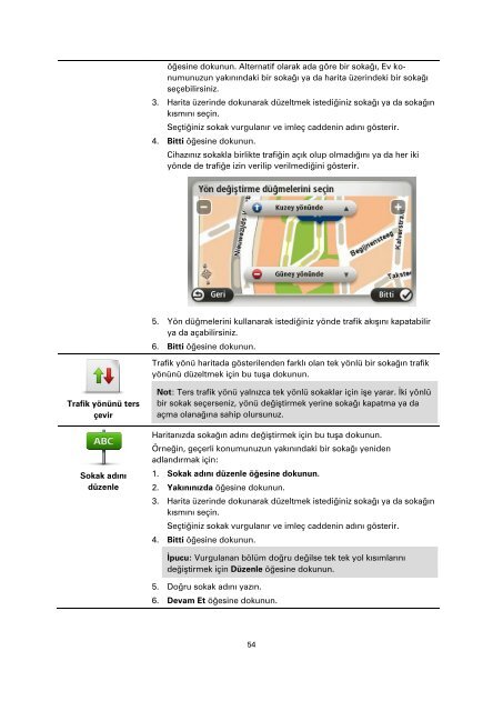 TomTom Blue &amp; Me TomTom 2 Guide de r&eacute;f&eacute;rence - PDF mode d'emploi - T&uuml;rk&ccedil;e