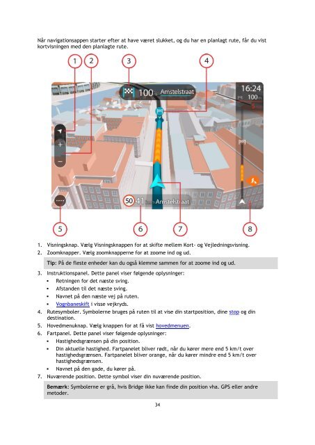 TomTom Bridge Guide de r&eacute;f&eacute;rence - PDF mode d'emploi - Dansk