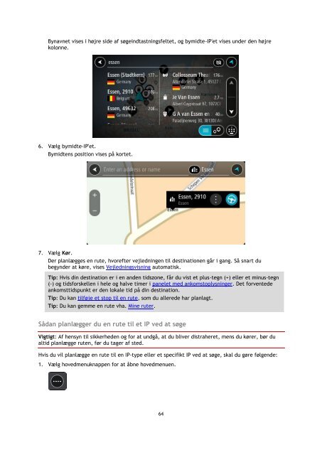 TomTom Bridge Guide de r&eacute;f&eacute;rence - PDF mode d'emploi - Dansk