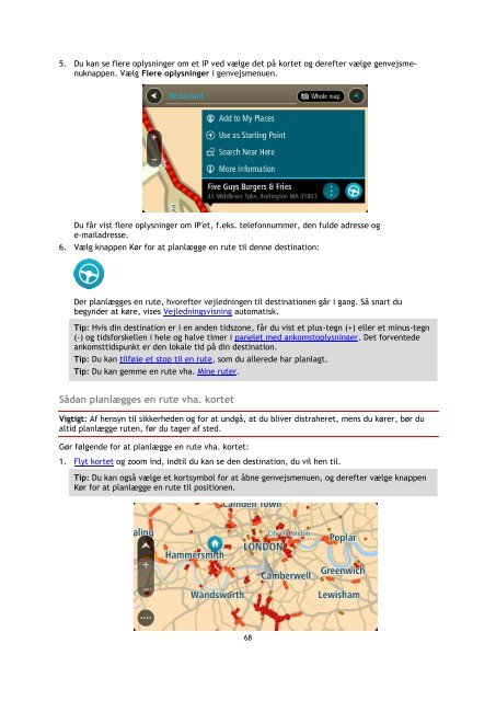 TomTom Bridge Guide de r&eacute;f&eacute;rence - PDF mode d'emploi - Dansk