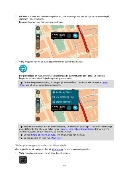 TomTom Bridge Guide de r&eacute;f&eacute;rence - PDF mode d'emploi - Dansk