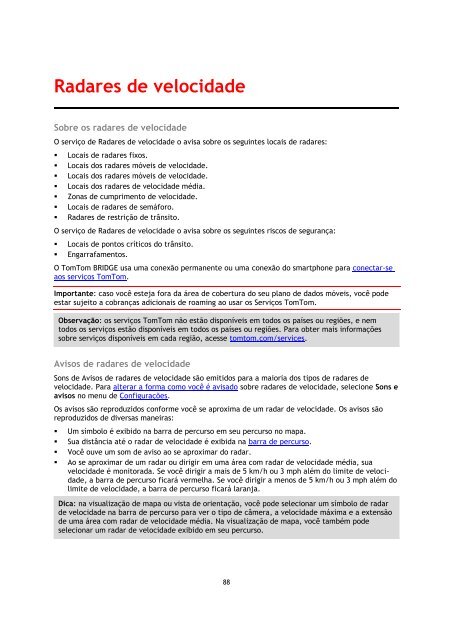 TomTom Bridge Guide de r&eacute;f&eacute;rence - PDF mode d'emploi - Portugu&ecirc;s (Brasil)