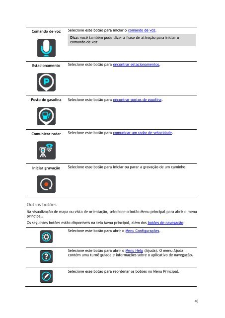 TomTom Bridge Guide de r&eacute;f&eacute;rence - PDF mode d'emploi - Portugu&ecirc;s (Brasil)