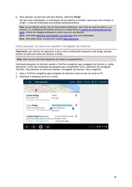 TomTom Bridge Guide de r&eacute;f&eacute;rence - PDF mode d'emploi - Portugu&ecirc;s (Brasil)