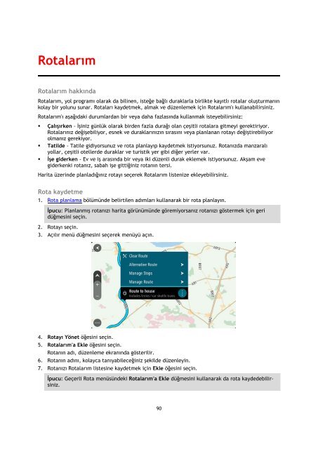 TomTom Bridge Guide de r&eacute;f&eacute;rence - PDF mode d'emploi - T&uuml;rk&ccedil;e
