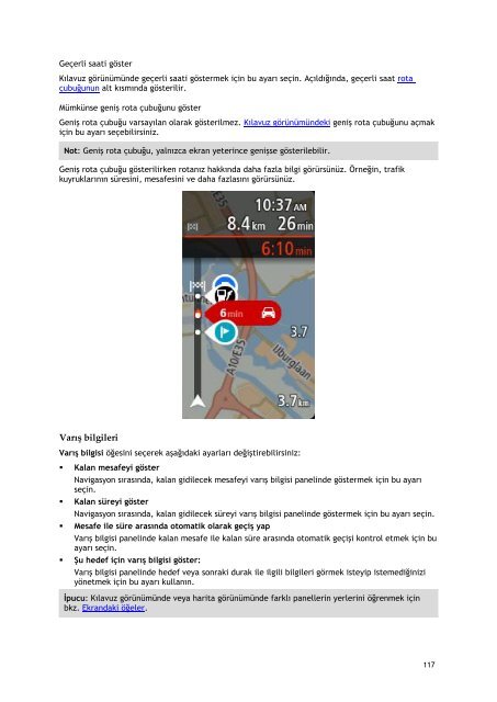 TomTom Bridge Guide de r&eacute;f&eacute;rence - PDF mode d'emploi - T&uuml;rk&ccedil;e