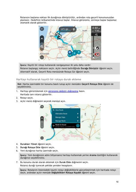 TomTom Bridge Guide de r&eacute;f&eacute;rence - PDF mode d'emploi - T&uuml;rk&ccedil;e