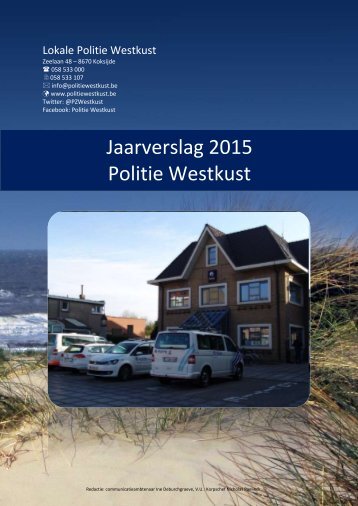 Jaarverslag 2015 Politie Westkust