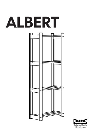 Ikea ALBERT scaffale - 30238864 - Istruzioni di montaggio