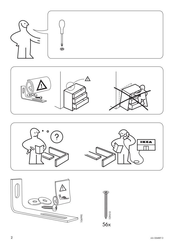 Ikea ALBERT scaffale - 30238864 - Istruzioni di montaggio