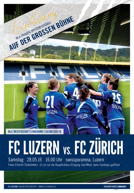 FC LUZERN Matchzytig N°16 15/16 (RSL 36)