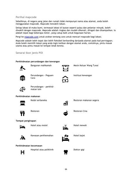 TomTom Rider 400 / 40 - PDF mode d'emploi - Malay