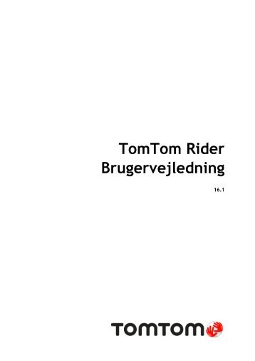 TomTom Rider 400 / 40 - PDF mode d'emploi - Dansk