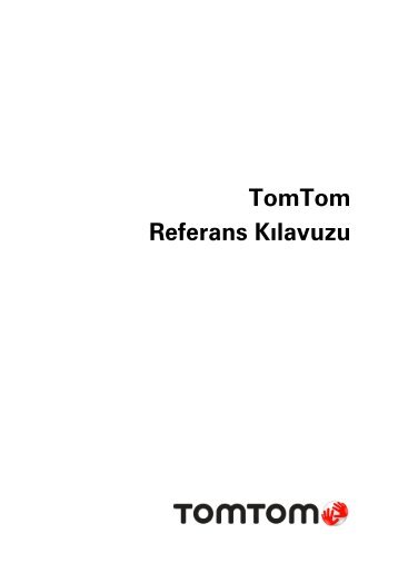 TomTom GO 820 / 825 - PDF mode d'emploi - TÃ¼rkÃ§e