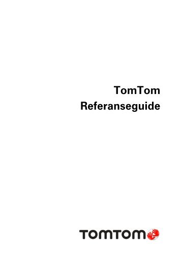 TomTom GO 820 / 825 - PDF mode d'emploi - Norsk