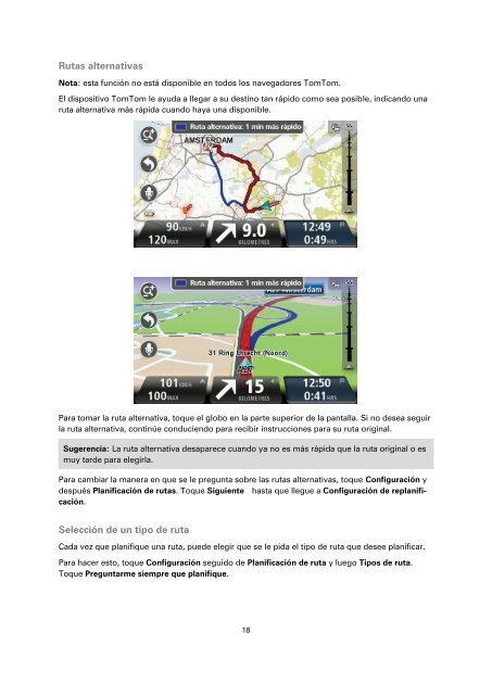 TomTom GO 820 / 825 - PDF mode d'emploi - Espa&ntilde;ol