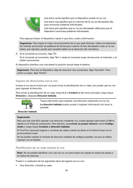 TomTom GO 820 / 825 - PDF mode d'emploi - Espa&ntilde;ol