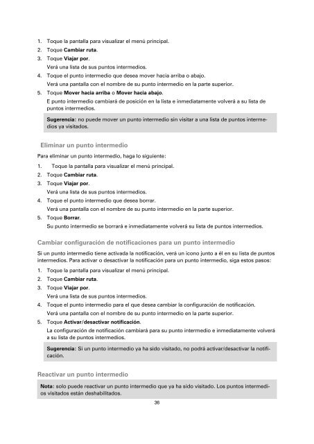 TomTom GO 820 / 825 - PDF mode d'emploi - Espa&ntilde;ol