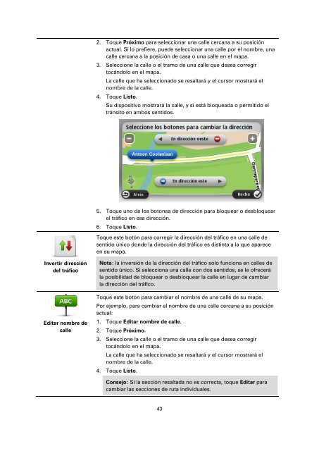 TomTom GO 820 / 825 - PDF mode d'emploi - Espa&ntilde;ol