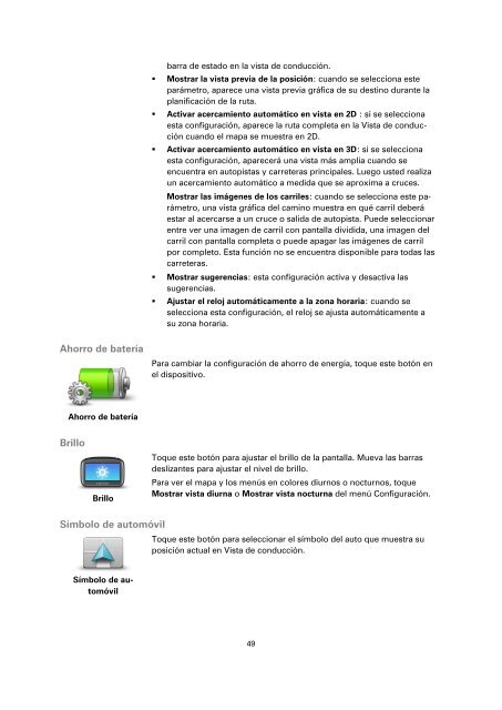 TomTom GO 820 / 825 - PDF mode d'emploi - Espa&ntilde;ol